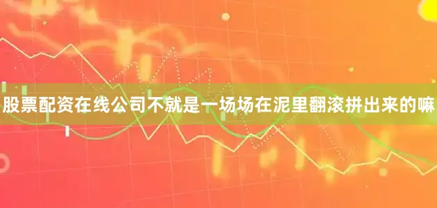 股票配资在线公司不就是一场场在泥里翻滚拼出来的嘛